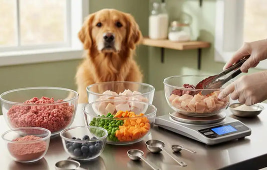 pet meal prep balanced raw diet