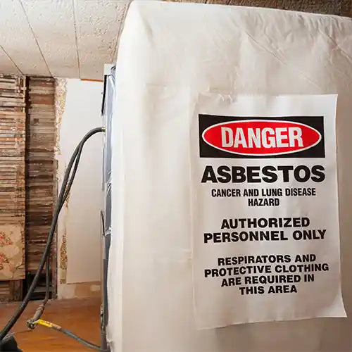 abestos danger zone