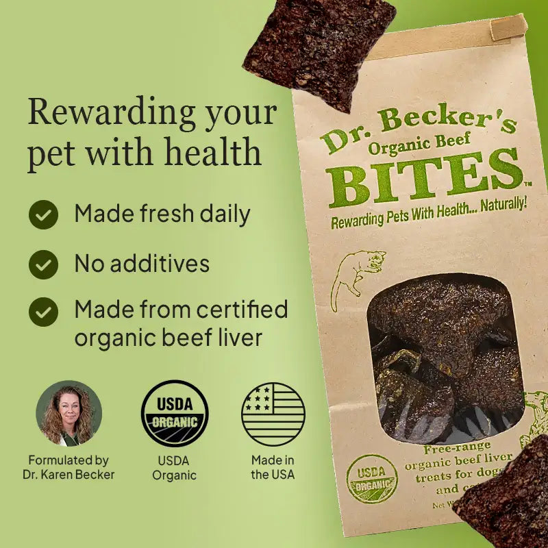 Dr. Becker's Organic Beef Bites - Proactive Paws