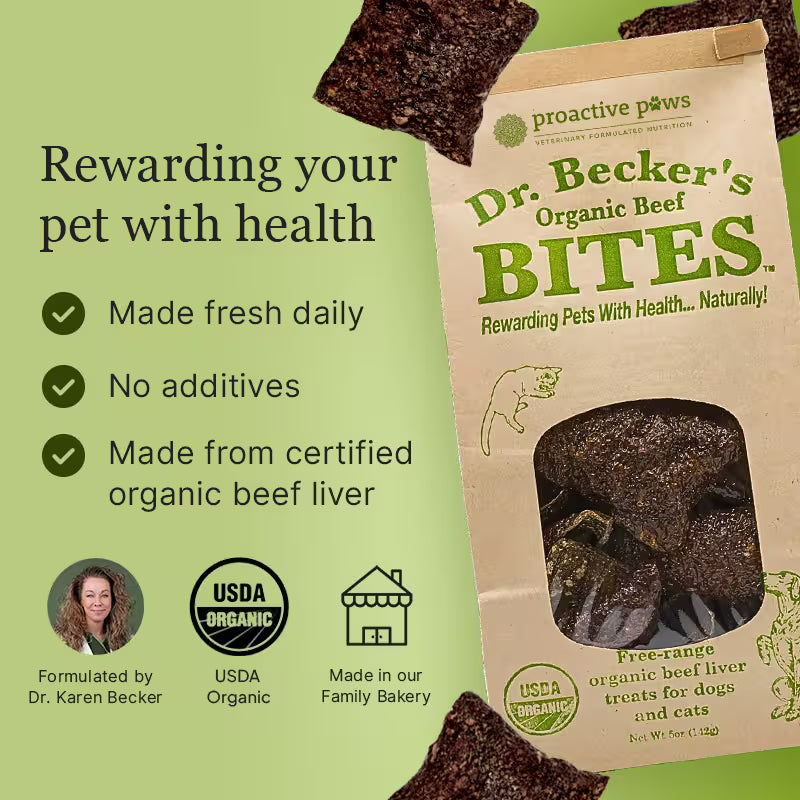 Dr. Becker's Organic Beef Bites - Proactive Paws
