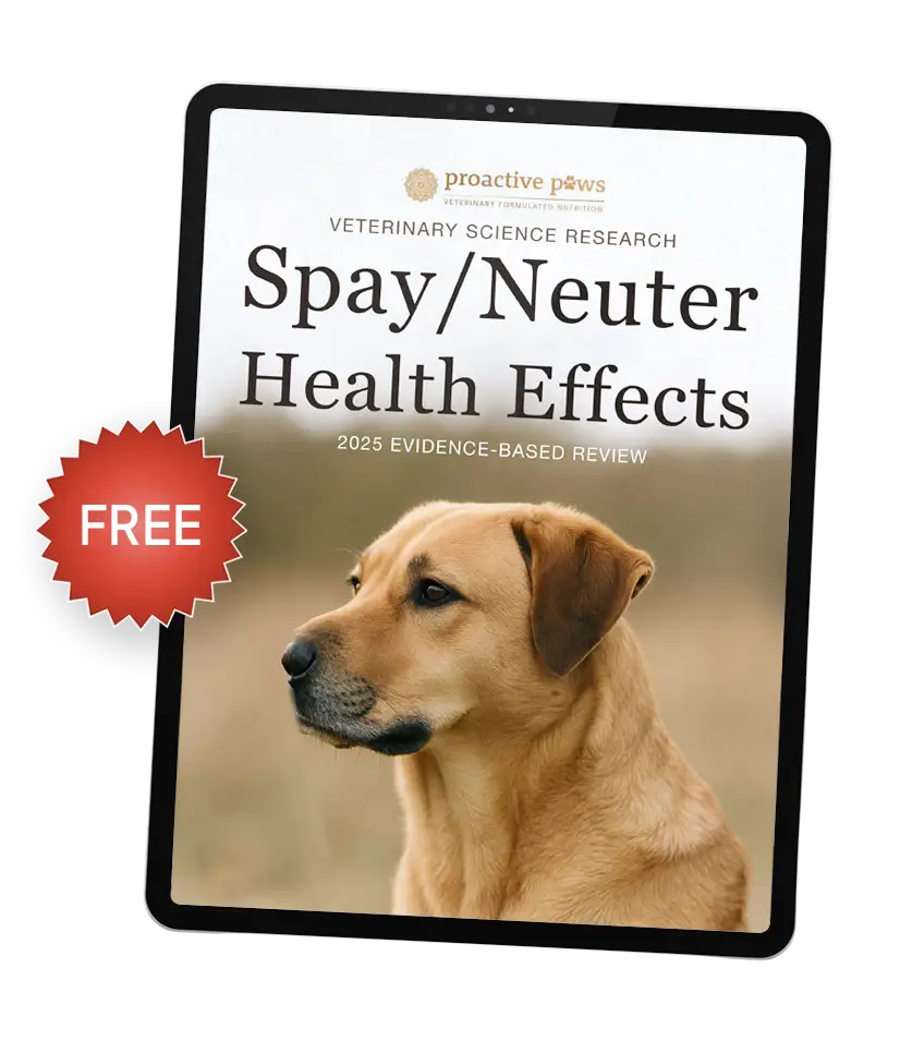 spay neuter health effects report
