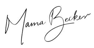 mama becker signature