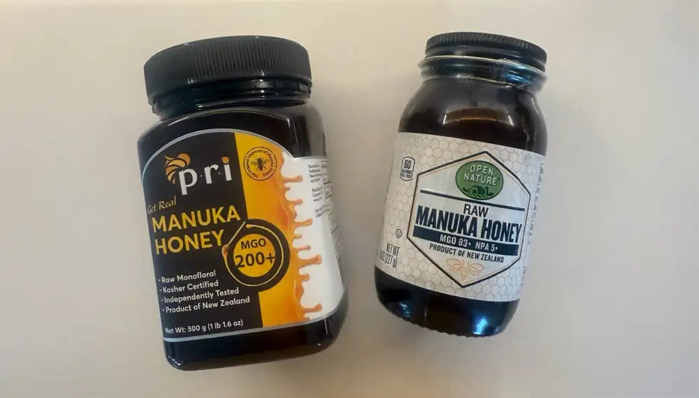 Manuka honey from New Zealand