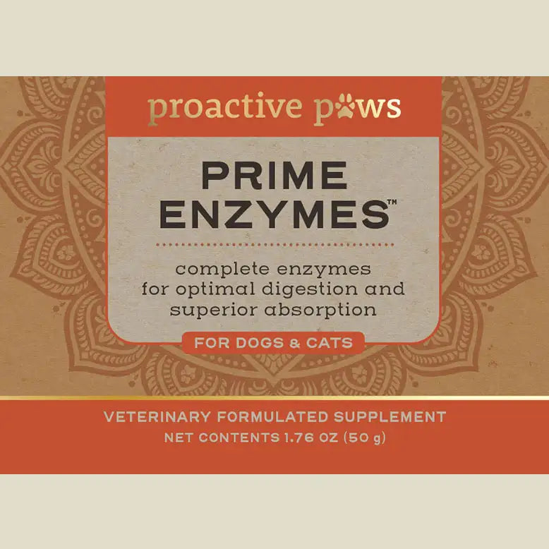 prime enzyme label front label