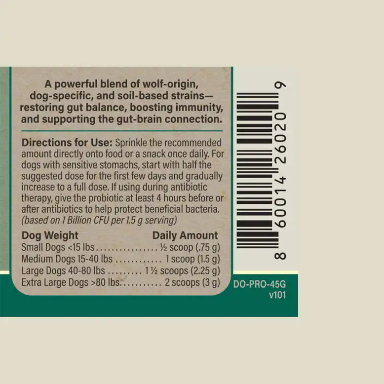 primitive probiotics direction of use